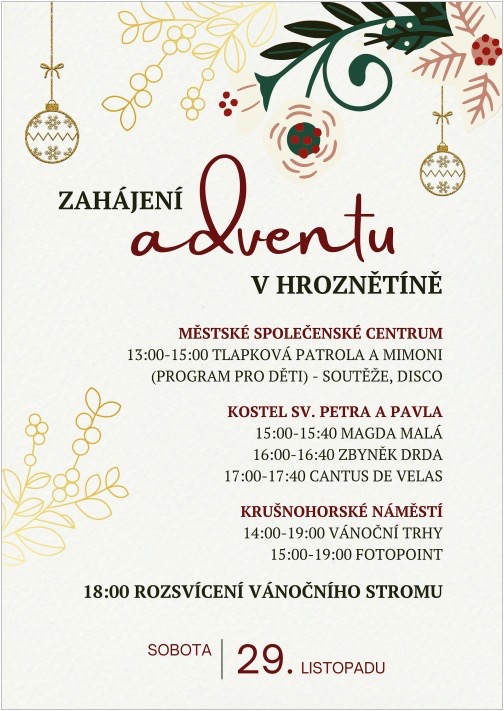 Adventní vystoupení / Hroznětín